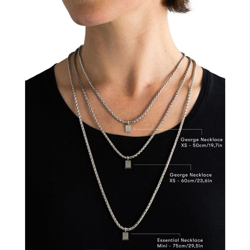 Buddha to Buddha George XS Silver Necklace 716 - Image 6