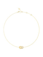 Guess Blooming Summer Κολιέ από Επιχρυσωμένο Ατσάλι με Ζιργκόν  JUBN05219JWYGT/U