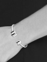 Tommy Hilfiger Γυναικείο Βραχιόλι Χειροπέδα από Ανοξείδωτο Ατσάλι με Ζιργκόν