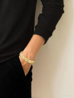 Lacoste Ανδρικό Βραχιόλι Χειροπέδα από Ατσάλι Xρυσό 2040154