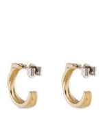 Calvin Klein Σκουλαρίκια Κρίκοι από Ατσάλι Επιχρυσωμένα με Πέτρες 35000515 - Image 4