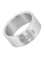 Boss Ανδρικό Δαχτυλίδι Βέρα από Ατσάλι