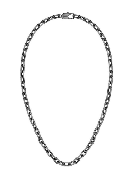 Boss Ανδρική Αλυσίδα Λαιμού από Ατσάλι Μήκους 60cm - Image 2