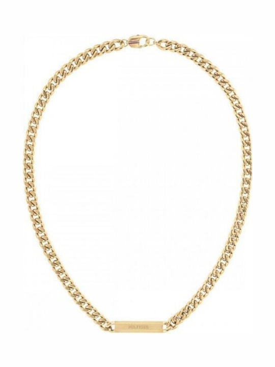 Tommy Hilfiger Ανδρική Αλυσίδα Λαιμού από Ατσάλι Επιχρυσωμένη Μήκους 60cm  2790578 - Image 3