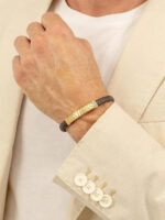 Boss Ανδρικό Βραχιόλι από Δέρμα