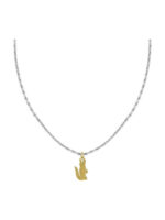 Lacoste Ανδρικo Κολιέ από Ατσάλι