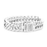 Unisex Buddha to Buddha 090 Chain Small Bracelet Silver