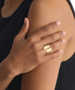 CALVIN KLEIN Ring Embellished with a Crystal 35000663D