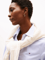 Tommy Hilfiger Σκουλαρίκια Κρίκοι από Ατσάλι Επιχρυσωμένα - Image 3