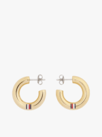 Tommy Hilfiger Σκουλαρίκια Κρίκοι από Ατσάλι Επιχρυσωμένα - Image 4