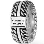UNISEX Buddha to Buddha RING  788 Chain Texture