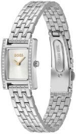 Boss Lucy Γυναικείο Ρολόι 18mm Μπαταρίας με Ασημί Μεταλλικό Μπρασελέ SKU 1502816 - Image 3