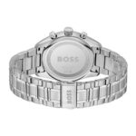 Boss Grand Prix Ανδρικό Ρολόι Χρονογράφος Μπαταρίας με Ασημί Μεταλλικό Μπρασελέ SKU 1514266 - Image 5