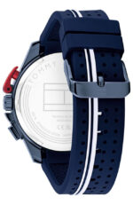 Tommy Hilfiger Bank Ανδρικό Ρολόι Χρονογράφος με Μπλε Καουτσούκ Λουράκι SKU 1792169 - Image 7