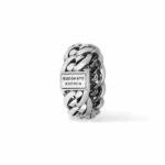 UNISEX BUDDHA TO BUDDHA Ring Nathalie Small Silver 601