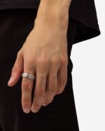 UNISEX BUDDHA to BUDDHA Δαχτυλίδι 621  NURUL/ELLEN Mix Silver 925° - Image 2