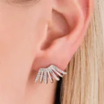 Σκουλαρίκια ROSEFIELD από ατσάλι με κρύσταλλα Κωδικός προϊόντος: SKU  JECCS-J1030 - Image 2