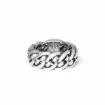 UNISEX BUDDHA TO BUDDHA Ring Nathalie Small Silver 601 - Image 7