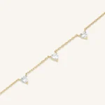 ROSEFIELD Κολιέ Row Of Hearts με επιχρυσωμένο ανοξείδωτο ατσάλι  SKU JNRHG-J1005 - Image 4