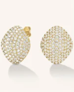 Σκουλαρίκια ROSEFIELD Pave από ανοξείδωτο ατσάλι με κρύσταλλα SKU JEPBG-J1222