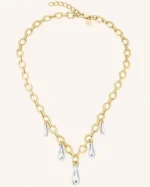 ROSEFIELD Dome Multi Drop Necklace Duotone SKU JNDMD-J1221