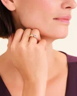 Δαχτυλίδι ROSEFIELD Dome από  ανοξείδωτο ατσάλι (No 52) SKU JRDD52D-J1262