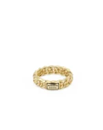 UNISEX Buddha to Buddha Ring 612GV Nathalie XS Gold PLATED - Image 3
