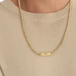 Αλυσίδα  Άνδρικη Calvin Klein Ατσάλινη Xρυσή  SKU 35100093