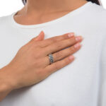 UNISEX BUDDHA TO BUDDHA Ring Nathalie Small Silver 601 - Image 2