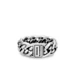 UNISEX BUDDHA TO BUDDHA Ring Nathalie Small Silver 601 - Image 3