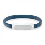 Calvin Klein Ανδρικό Βραχιόλι Χειροπέδα από Δέρμα & Ατσάλι  SKU  35100013