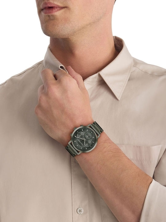 fixedratio_20250529111019_e7b76417 Calvin Klein Gauge Ανδρικό Ρολόι 41mm Μπαταρίας με Γκρι Μεταλλικό Μπρασελέ SKU 25200494 - Image 1