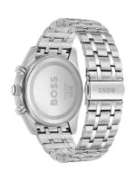 Boss Skytraveller Ανδρικό Ρολόι 44mm Χρονογράφος Μπαταρίας με Ασημί Μεταλλικό Μπρασελέ SKU 1514216 - Image 4