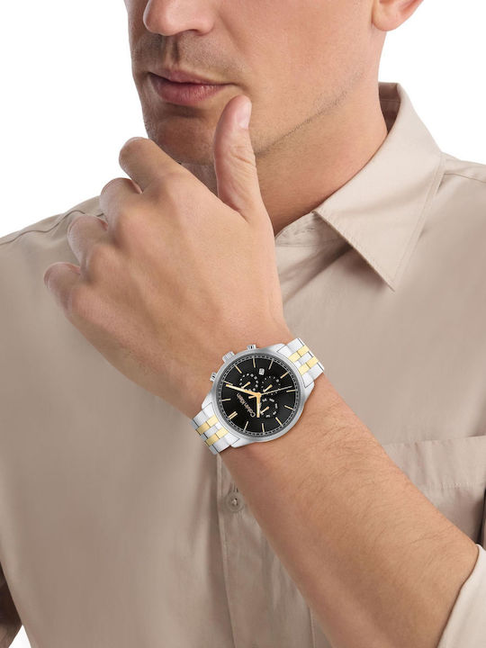 fixedratio_20250909114039_0beb810f Calvin Klein Infinite Ανδρικό Ρολόι 44mm Χρονογράφος Μπαταρίας με Ασημί Μεταλλικό Μπρασελέ SKU 25200380 - Image 1