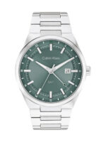 Calvin Klein Distinguish Ανδρικό Ρολόι Μπαταρίας με Ασημί Μεταλλικό Μπρασελέ SKU 25200492 - Image 3