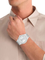 Calvin Klein Distinguish Ανδρικό Ρολόι Μπαταρίας με Ασημί Μεταλλικό Μπρασελέ SKU 25200489