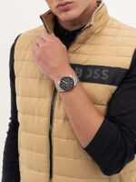 Boss Strike Ανδρικό Ρολόι 41mm Χρονογράφος Μπαταρίας με Ασημί Μεταλλικό Μπρασελέ SKU 1514290 - Image 7