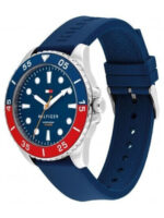 Tommy Hilfiger Oceanic Ανδρικό Ρολόι Χρονογράφος με Μπλε Μεταλλικό Μπρασελέ SKU 1792200