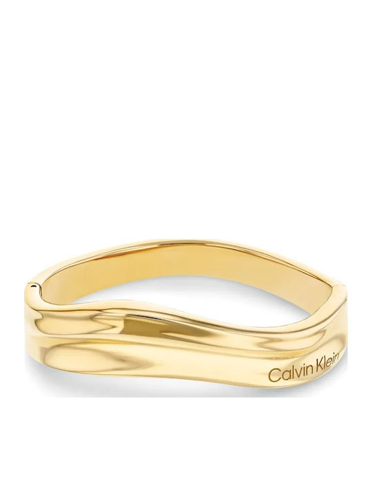 Calvin Klein Γυναικείο Βραχιόλι Χειροπέδα από Ατσάλι Επιχρυσωμένο SKU 35000642 - Image 3