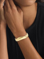 Calvin Klein Γυναικείο Βραχιόλι Χειροπέδα από Ατσάλι Επιχρυσωμένο SKU 35000642 - Image 4