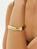 Calvin Klein Γυναικείο Βραχιόλι Χειροπέδα από Ατσάλι Επιχρυσωμένο SKU 35000642