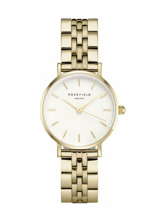 Ρολόι Rosefield Small Edit Gold  Με Χρυσό Μπρασελέ SKU 26WSG-267 - Image 3