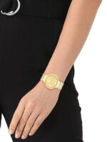 CALVIN KLEIN Eccentric Gold Stainless Steel Bracelet  Γυναικεία Ρολόγια  SKU : 25200290