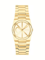 Calvin Klein  Γυναικείο Ρολόι  Μπαταρίας με Χρυσό Μεταλλικό Μπρασελέ SKU 25100127 - Image 3