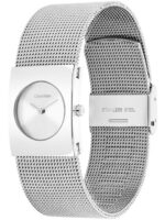 Calvin Klein Pulse Γυναικείο Ρολόι 21.5mm Μπαταρίας με Ασημί Μεταλλικό Μπρασελέ SKU 25100135