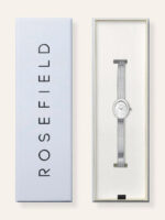Rosefield Mini Γυναικείο Ρολόι 22mm Μπαταρίας με Ασημί Μεταλλικό Μπρασελέ MWSMS-M05 - Image 5