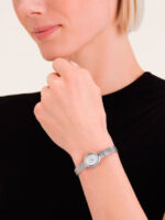 Rosefield Mini Γυναικείο Ρολόι 22mm Μπαταρίας με Ασημί Μεταλλικό Μπρασελέ MWSMS-M05 - Image 2