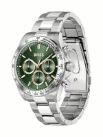 Boss Hero Ανδρικό Ρολόι Χρονογράφος Μπαταρίας με Ασημί Μεταλλικό Μπρασελέ SKU 1514268 - Image 5