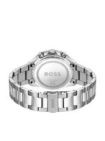 Boss Hero Ανδρικό Ρολόι Χρονογράφος Μπαταρίας με Ασημί Μεταλλικό Μπρασελέ SKU 1514268 - Image 6