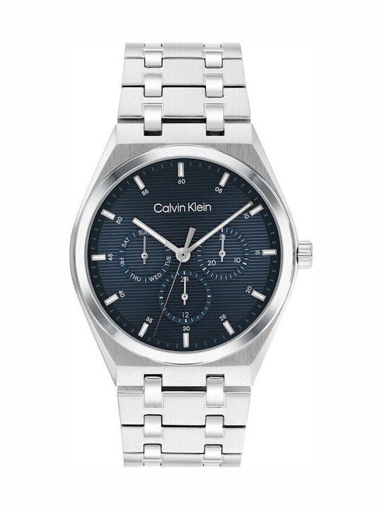 Ανδρικό ρολόι CALVIN KLEIN  με ασημί μπρασελέ  SKU : 25200520 - Image 1